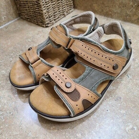 SAS Tan Embark Adjustable Sport Comfort Sandals Shoes Size 6 - Picture 12 of 12